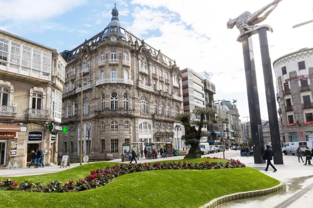 Duplex De Lujo En Pleno Centro De La Ciudad. Leilighet Vigo Eksteriør bilde